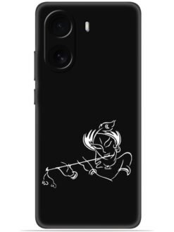Krishna flute design Soft Silicone Mobile Case for Poco X7 Pro (5G)