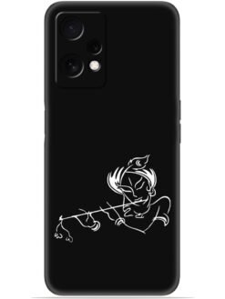 Krishna flute design Soft Mobile Cover for Oneplus Nord Ce 2 Lite (5G)