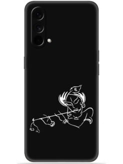 Krishna flute design Soft Mobile Cover for Oneplus Nord Ce (5G)