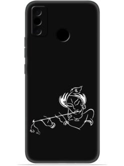 Krishna flute design Soft Mobile Cover for Tecno Spark Go (2020)