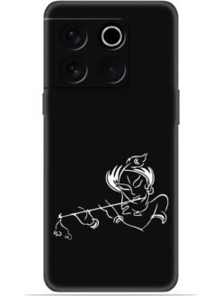 Krishna flute design Soft Mobile Cover for Oneplus 10T (5G)
