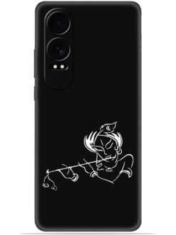 Krishna flute design Soft Mobile Cover for Oneplus Nord Ce 4 Lite (5G)
