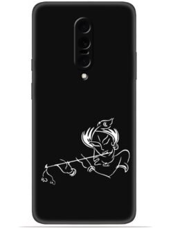 Krishna flute design Soft Mobile Cover for Oneplus 7 Pro/7T Pro