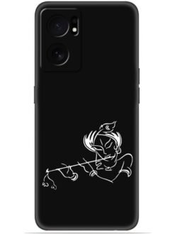 Krishna flute design Soft Mobile Cover for Oneplus Nord Ce 2 (5G)