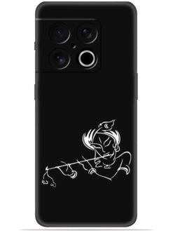 Krishna flute design Soft Mobile Cover for Oneplus 10 Pro (5G)