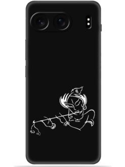 Krishna flute design Soft Mobile Cover for Oneplus Nord 4 (5G)