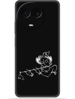 Krishna flute design Soft Mobile Cover for Realme C67 (5G)