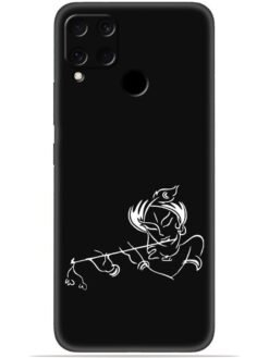 Krishna flute design Soft Mobile Cover for Realme C15