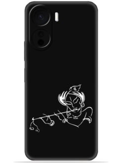 Krishna flute design Soft Mobile Cover for Vivo Y16