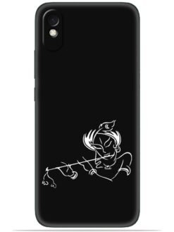 Krishna flute design Soft Silicone Mobile Case for Xiaomi Redmi 9A