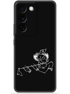 Krishna flute design Soft Mobile Cover for Vivo T3 (5G)