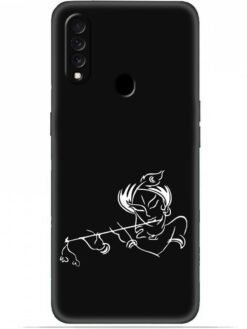 Krishna flute design Soft Silicone Mobile Case for Oppo A31
