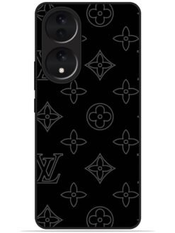 LV logo Glossy Metal TPU Phone Cover for Vivo Y100 (5G)/Y100A (5G)