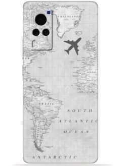 Maps aesthetic Soft Silicone Mobile Case for Vivo X60
