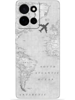 Maps aesthetic Soft Mobile Cover for Motorola Moto Edge 50 (5G)