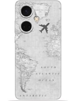 Maps aesthetic Soft Mobile Cover for Oneplus Nord Ce 3 (5G)