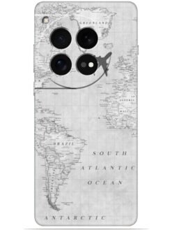 Maps aesthetic Soft Mobile Cover for Oneplus 12 (5G)