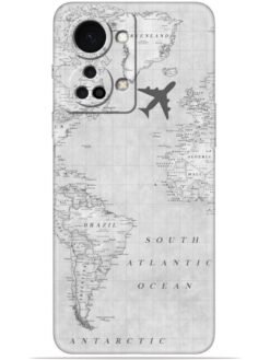 Maps aesthetic Soft Mobile Cover for Oneplus Nord 2T (5G)