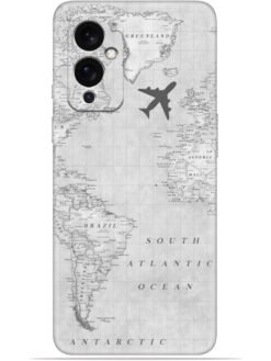 Maps aesthetic Soft Mobile Cover for Oneplus 9 (5G)