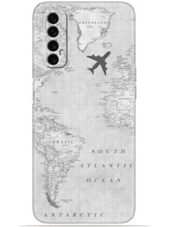 Maps aesthetic Soft Mobile Cover for Realme Narzo 20 Pro