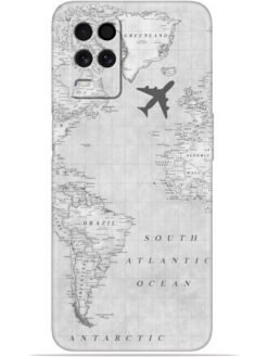 Maps aesthetic Soft Mobile Cover for Realme 9 (5G)