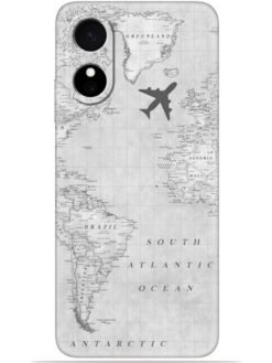 Maps aesthetic Soft Mobile Cover for Oppo A17