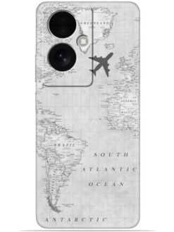 Maps aesthetic Soft Mobile Cover for Oppo A79 (5G)