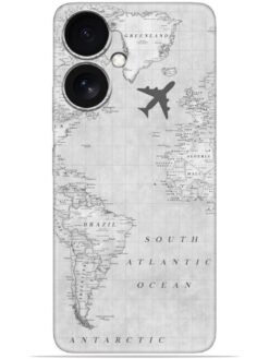 Maps aesthetic Soft Mobile Cover for Xiaomi Redmi 13C (5G)