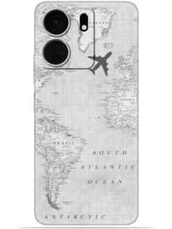 Maps aesthetic Soft Mobile Cover for Xiaomi Redmi 13C (4G)