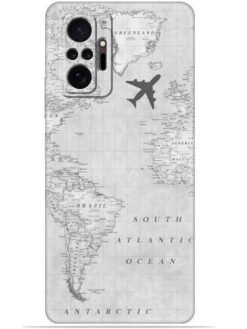 Maps aesthetic Soft Mobile Cover for Xiaomi Redmi Note 10 Pro Max
