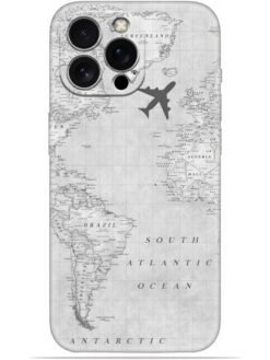 Maps aesthetic Soft Mobile Cover for Apple Iphone 14 Pro Max