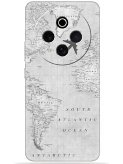 Maps aesthetic Soft Mobile Cover for Iqoo Z10 (5G)