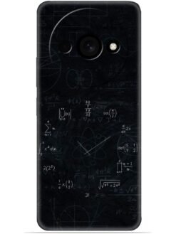 Math clock design Soft Mobile Cover for Xiaomi Redmi A3 (2024)