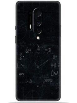 Math clock design Soft Mobile Cover for Oneplus 8 Pro