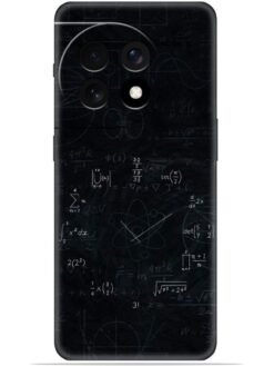 Math clock design Soft Mobile Cover for Oneplus 11R (5G)