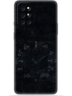 Math clock design Soft Mobile Cover for Oneplus 9R (5G)