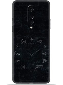 Math clock design Soft Mobile Cover for Oneplus 8