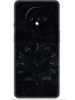 Math clock design Soft Mobile Cover for Oneplus 7T