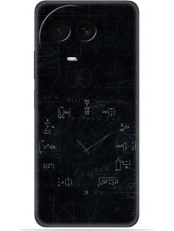 Math clock design Soft Mobile Cover for Realme Narzo 60X (5G)