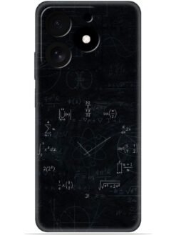Math clock design Soft Mobile Cover for Realme C63 (4G)