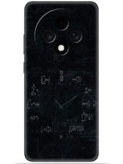 Math clock design Soft Mobile Cover for Oppo F27 (5G)