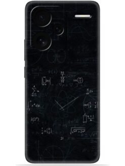 Math clock design Soft Mobile Cover for Xiaomi Redmi Note 13 Pro Plus (5G)