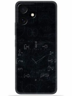 Math clock design Soft Mobile Cover for Poco M6 Pro (5G)