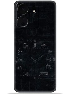 Math clock design Soft Mobile Cover for Xiaomi Redmi 13C (4G)