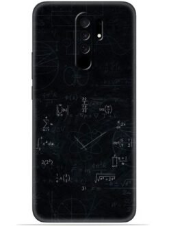 Math clock design Soft Mobile Cover for Poco M2