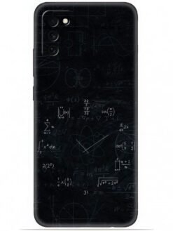 Math clock design Soft Mobile Cover for Samsung Galaxy A03S