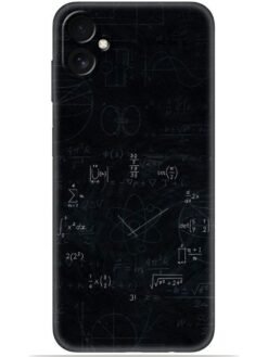Math clock design Soft Mobile Cover for Samsung Galaxy F04