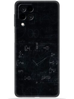 Math clock design Soft Mobile Cover for Samsung Galaxy M33 (5G)