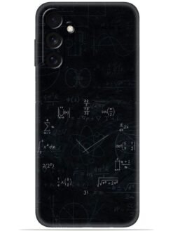 Math clock design Soft Mobile Cover for Samsung Galaxy M14 (5G)