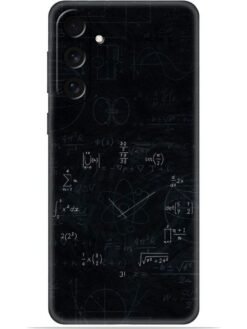 Math clock design Soft Mobile Cover for Samsung Galaxy M55 (5G)